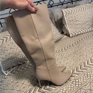 Guess Beige Heeled Boots